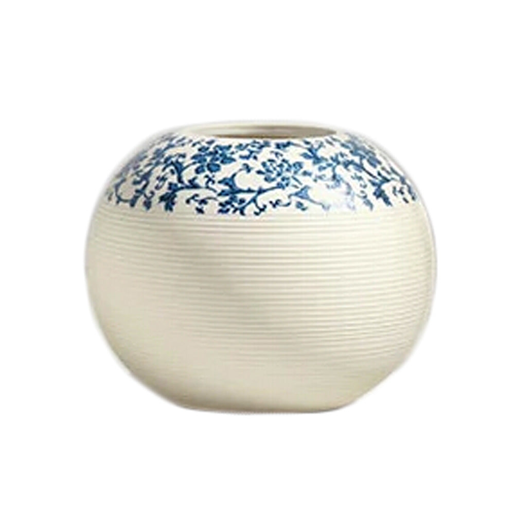 Elegant Handcrafted Blue And White Porcelain Flowers Vase,HP060