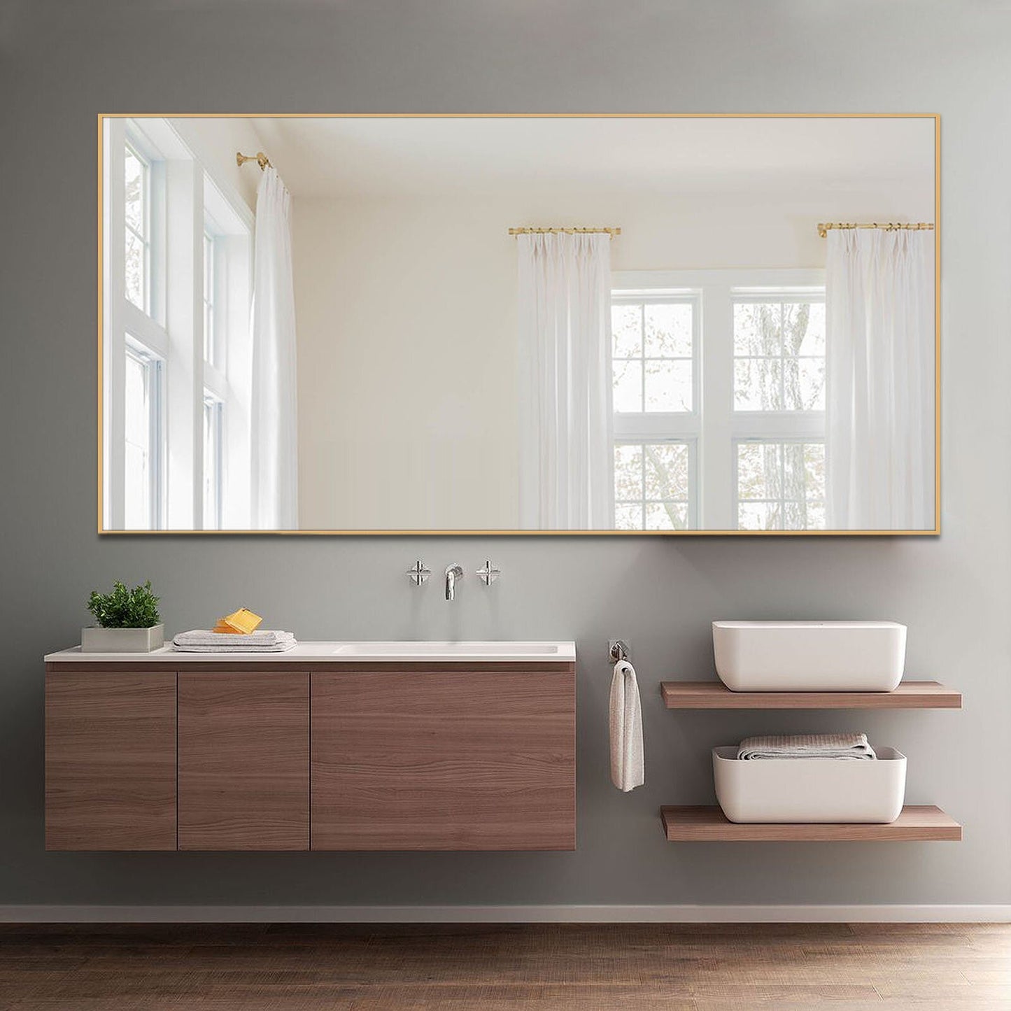 Oversize Bathroom/Vanity Mirror