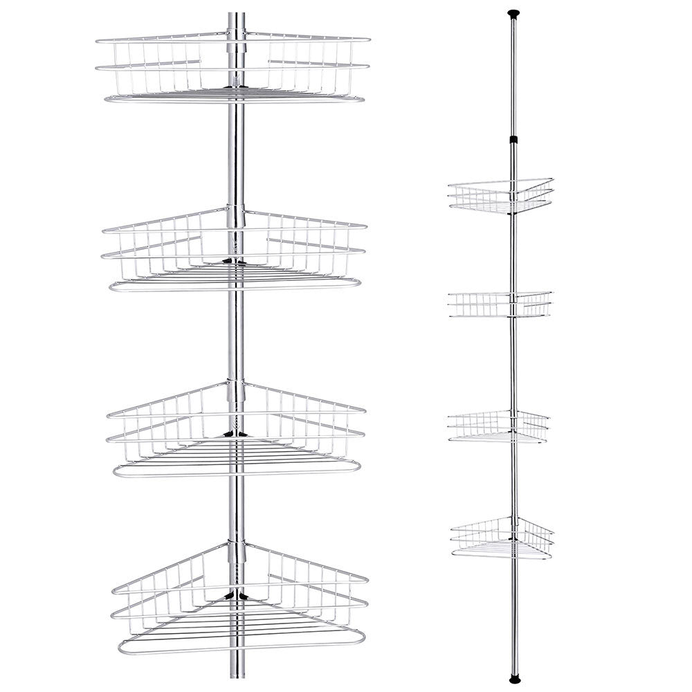 110 1/4corner shelf caddy(with metal shelf)